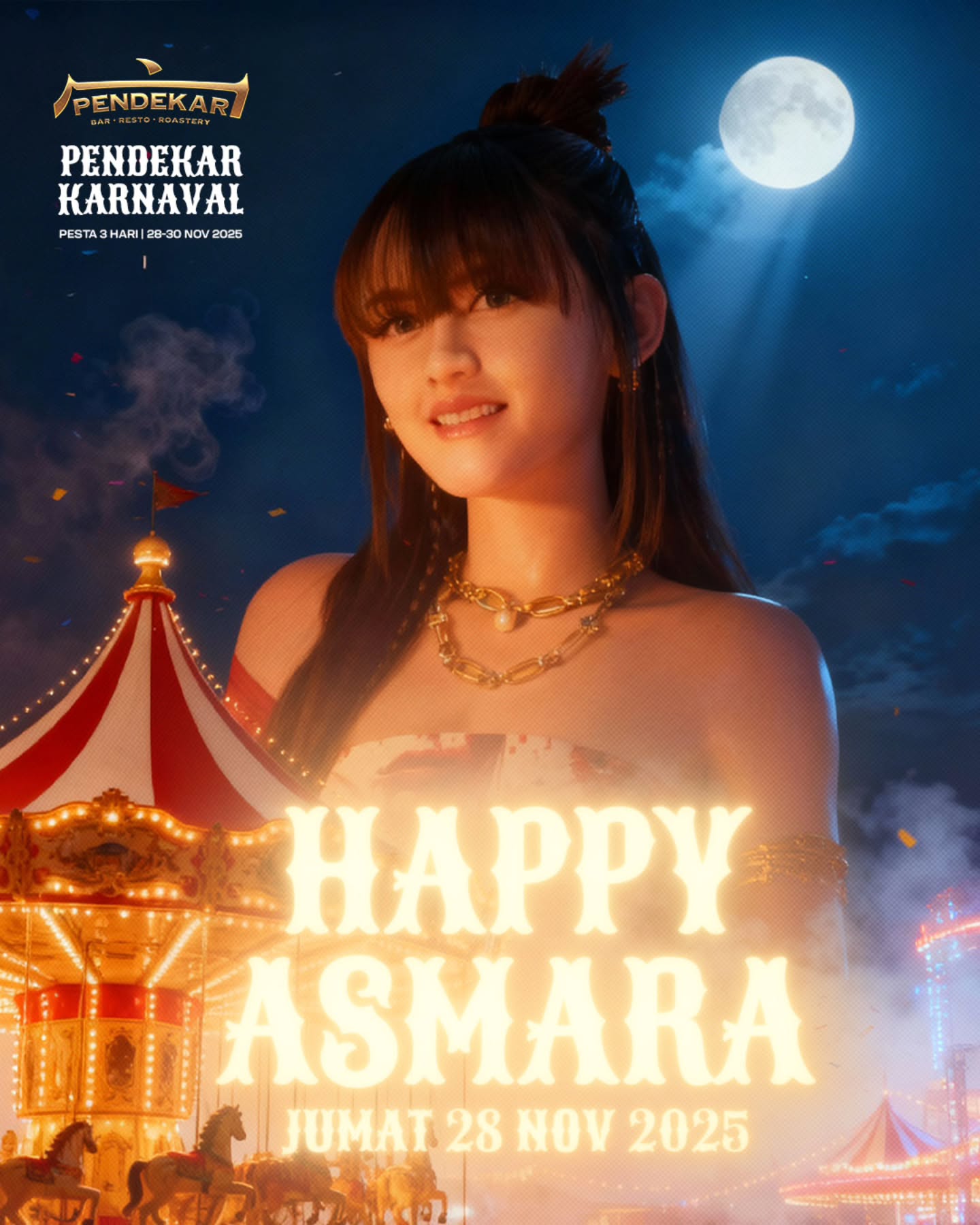 PENDEKAR BAR & RESTO GADING SERPONG - PENDEKAR KARNAVAL DAY 1 (HAPPY ASMARA)