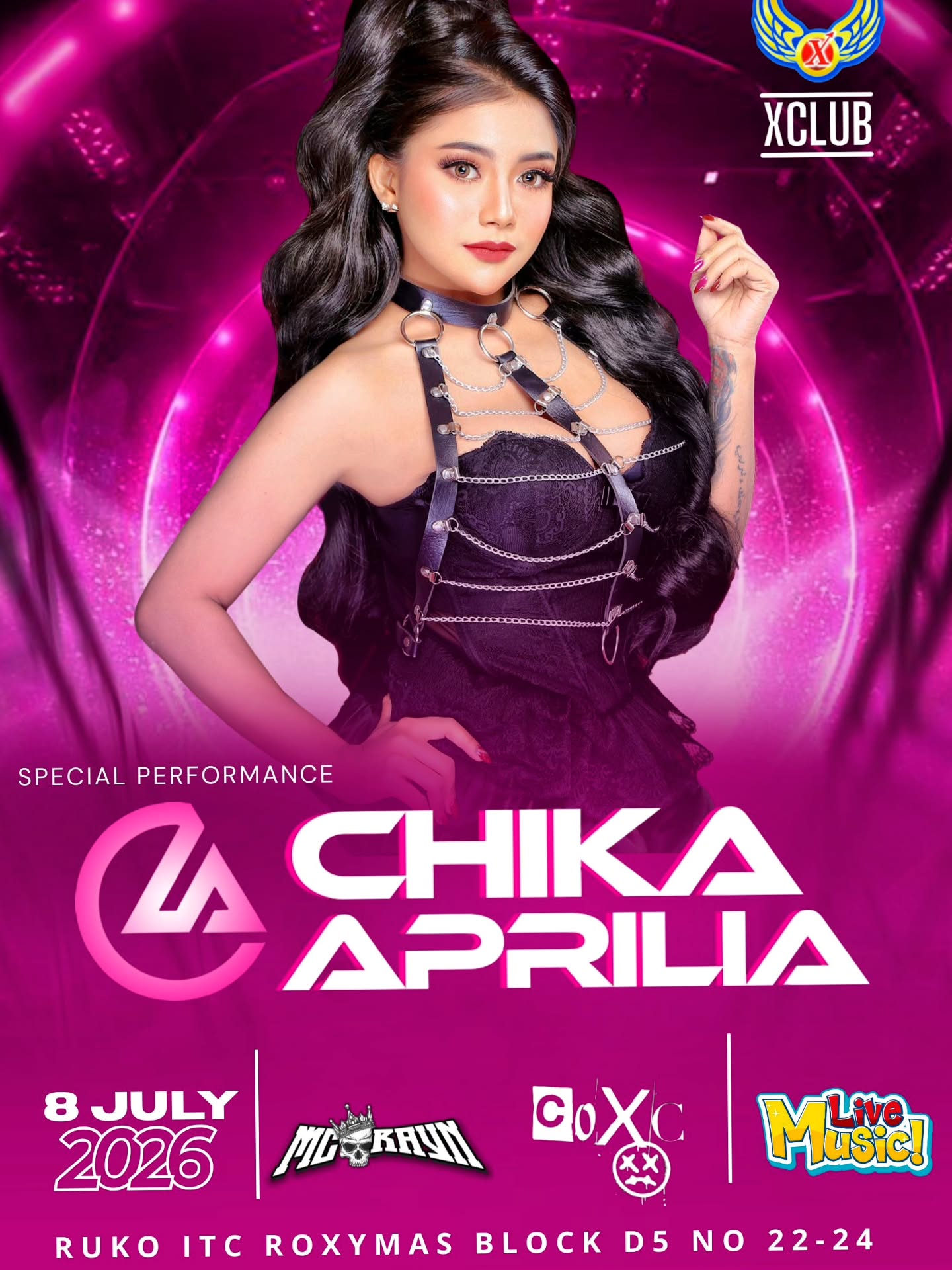 X CLUB JAKARTA - CHIKA APRILIA