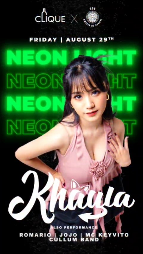 CLIQUE SPOT GADING SERPONG - NEON LIGHT (KHAYLA)