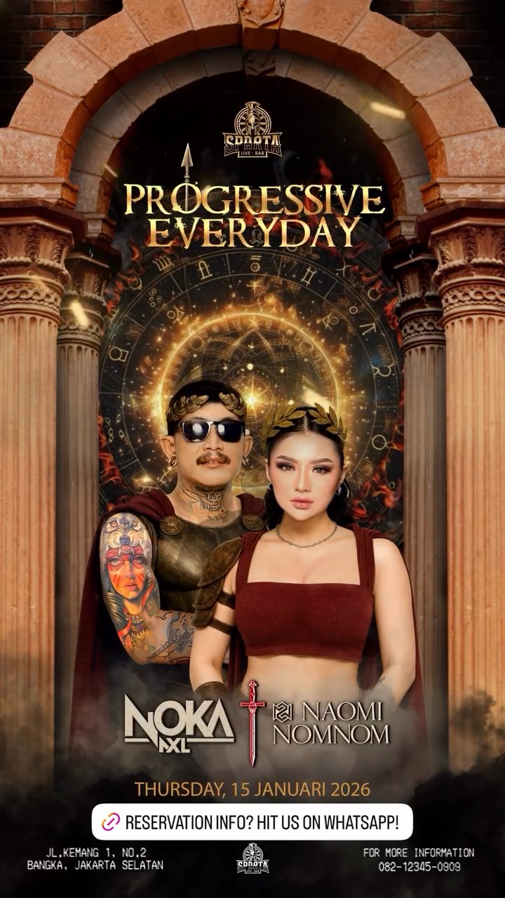 SPARTA LIVE BAR JAKARTA - NOKA AXL & NAOMI NOMNOM