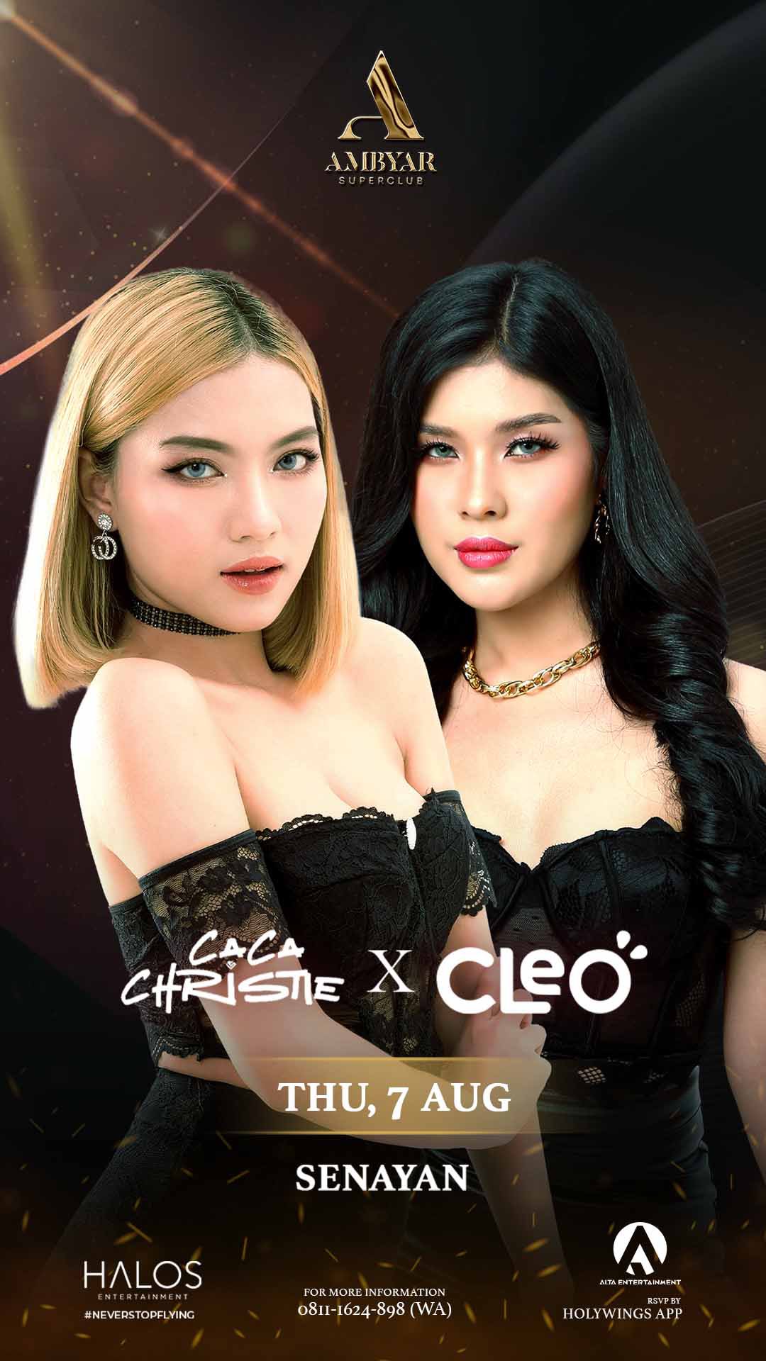 AMBYAR SUPERCLUB SENAYAN - CACA CHRISTIE X CLEO