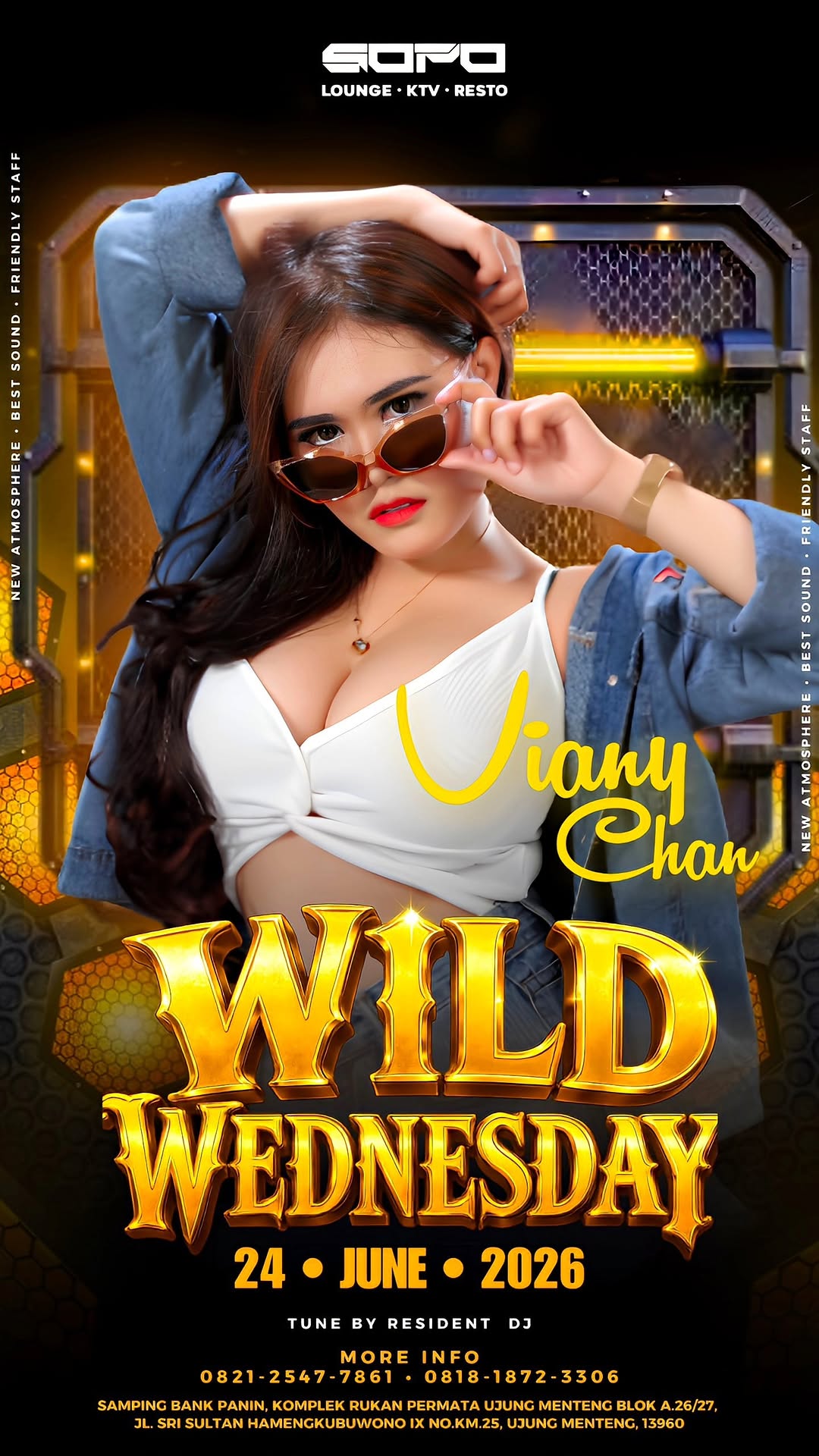 SOPO LOUNGE JAKARTA - WILD WEDNESDAY (VIANY CHAN)