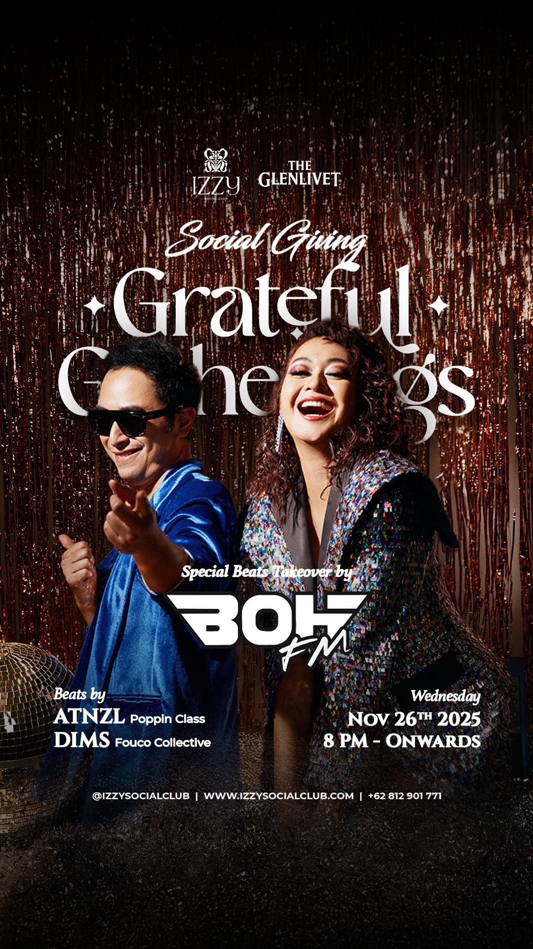 IZZY SOCIAL CLUB JAKARTA - GRATEFUL GATHERINGS (B.O.H FM)