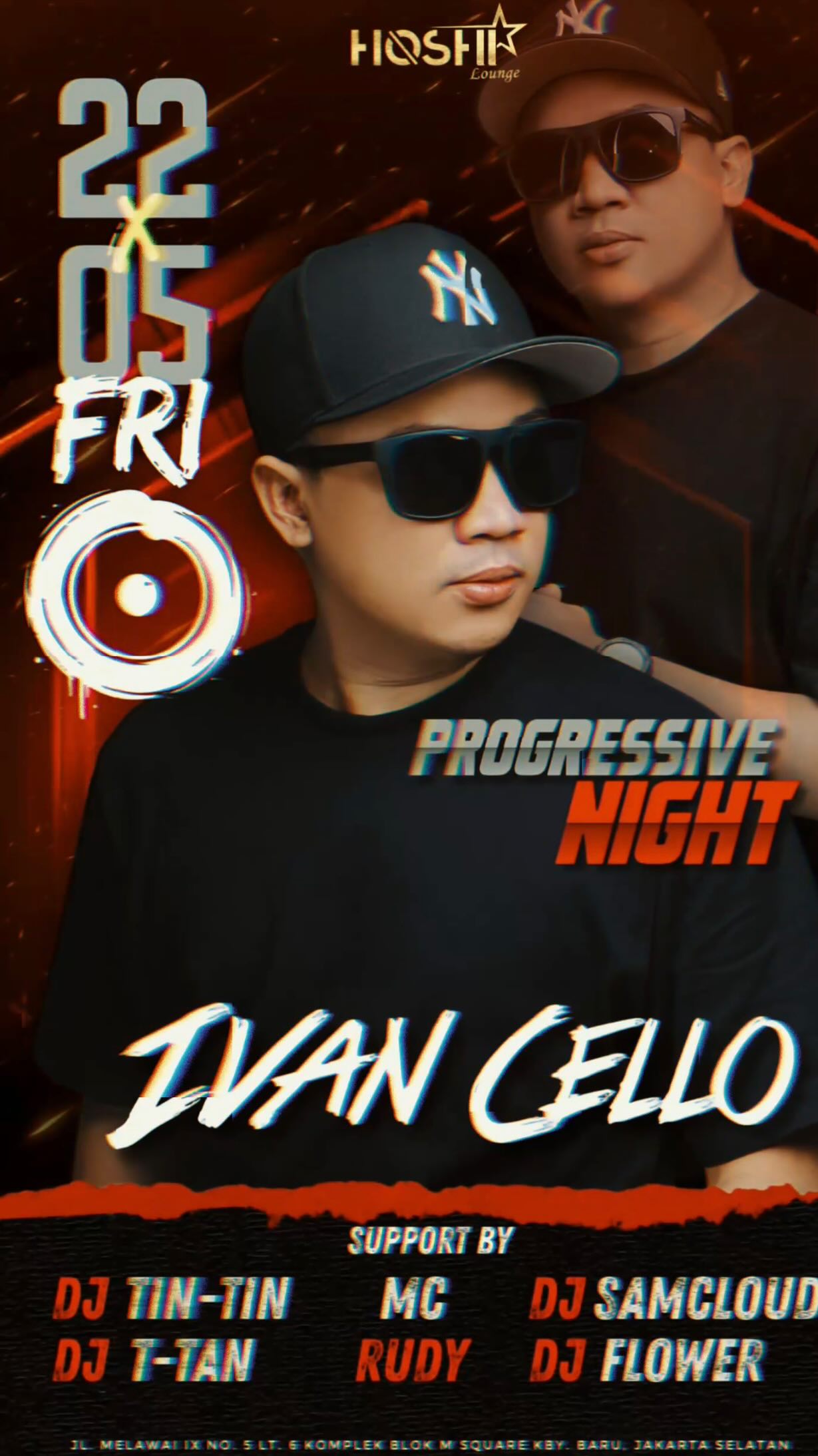 HOSHI LOUNGE JAKARTA - PROGRESSIVE NIGHT (IVAN CELLO)