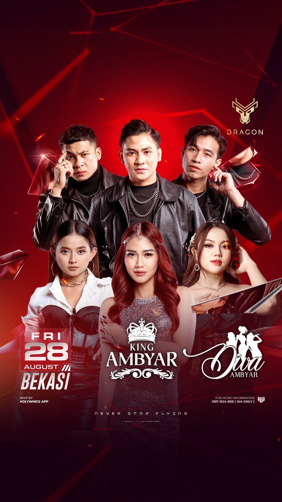 GOLD DRAGON BEKASI - DIVA AMBYAR & KING AMBYAR