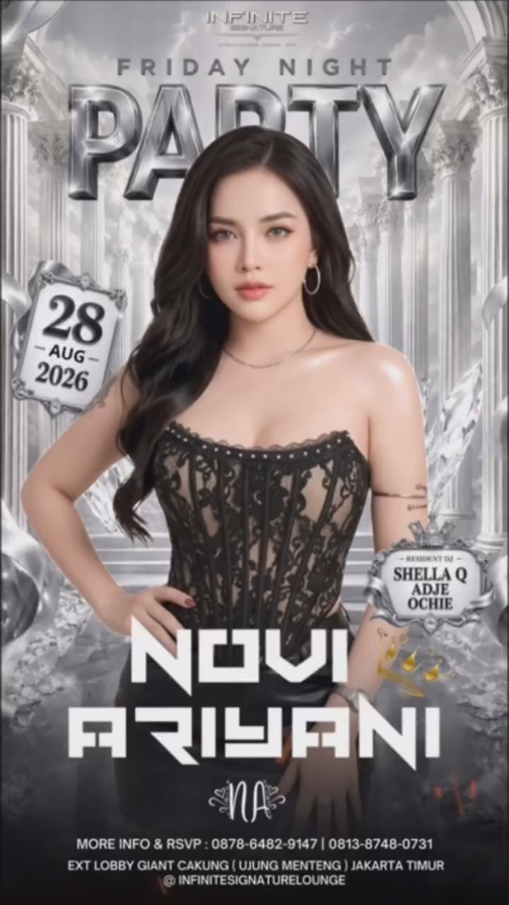 INFINITE SIGNATURE JAKARTA - FRIDAY NIGHT PARTY (NOVI ARIYANI)