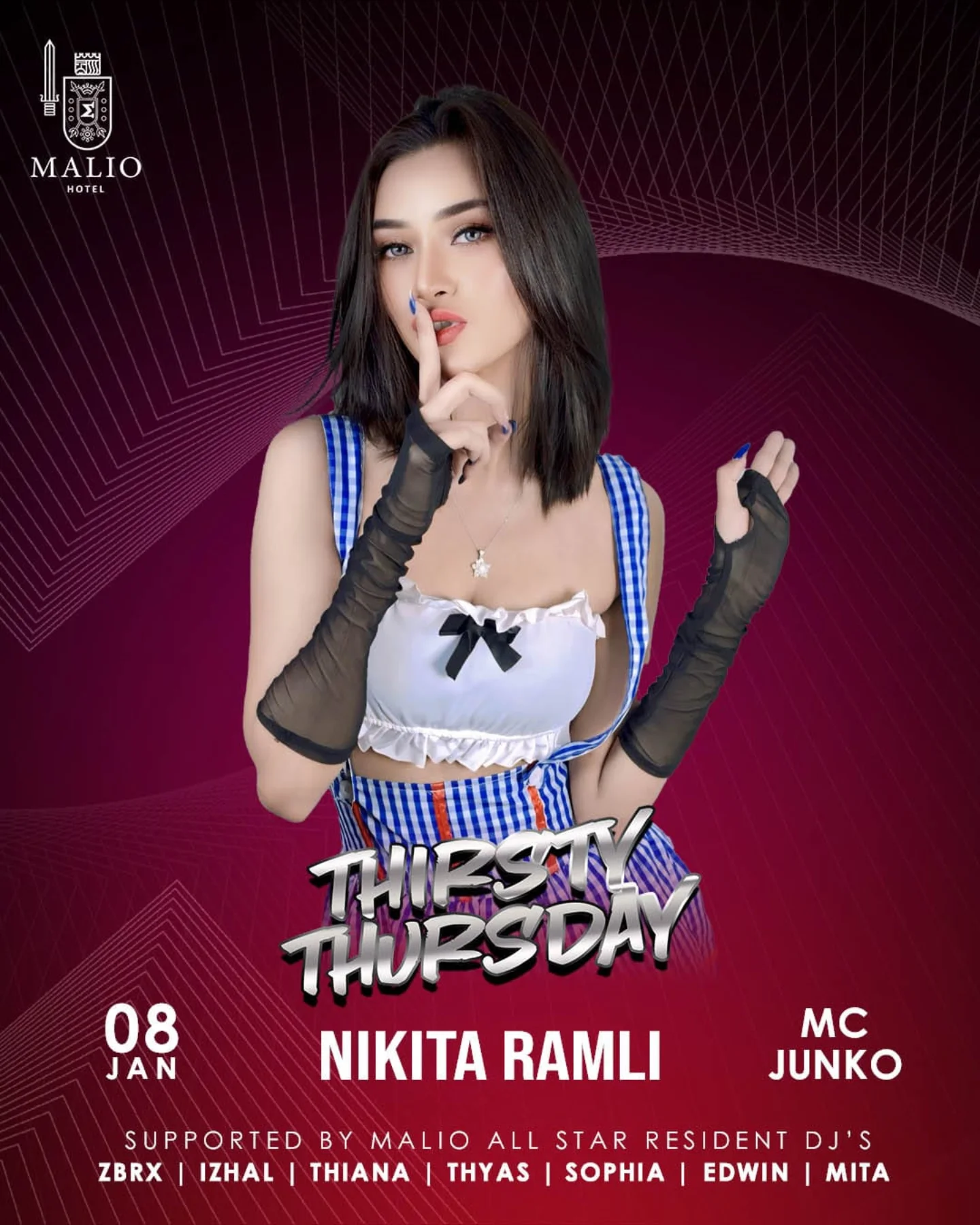 MALIO HOTEL JAKARTA - THIRSTY THURSDAY (NIKITA RAMLI)