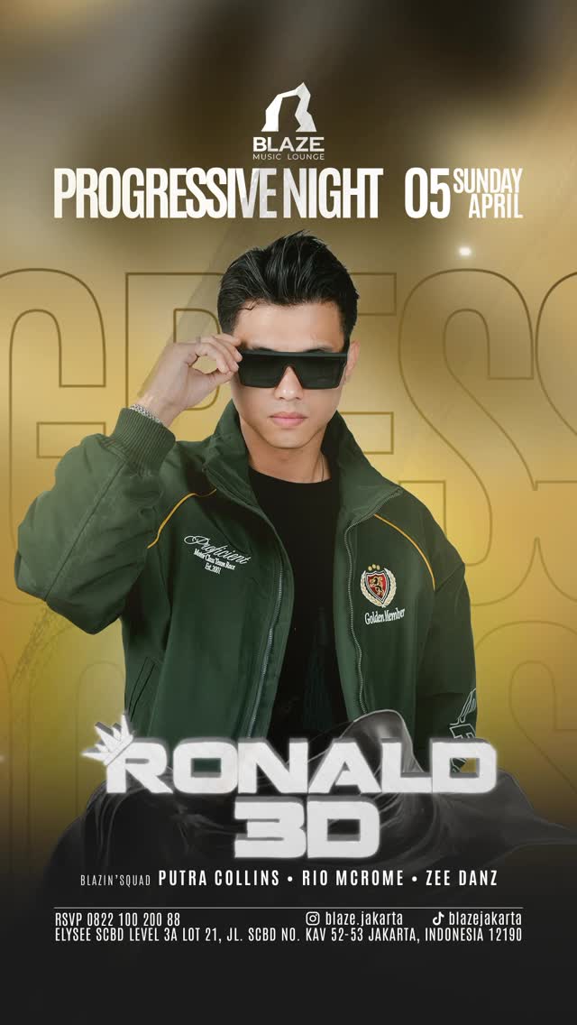 BLAZE JAKARTA - PROGRESSIVE NIGHT (RONALD 3D)