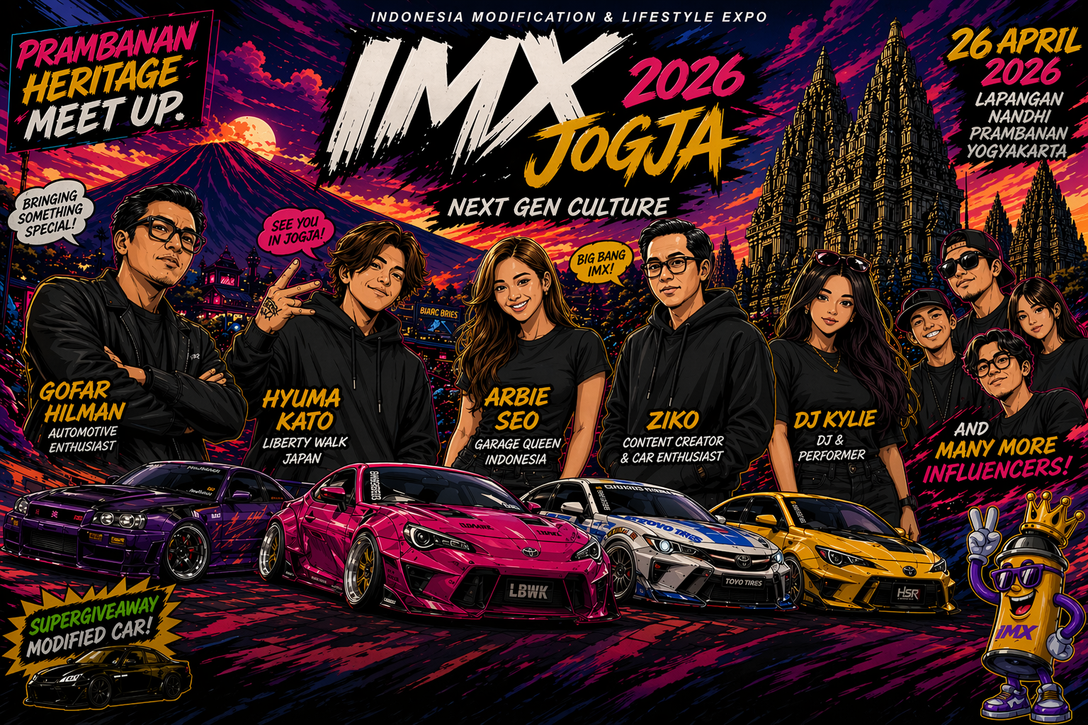 IMX 2026 Jogja, Event Modifikasi Paling Hype Bulan Ini