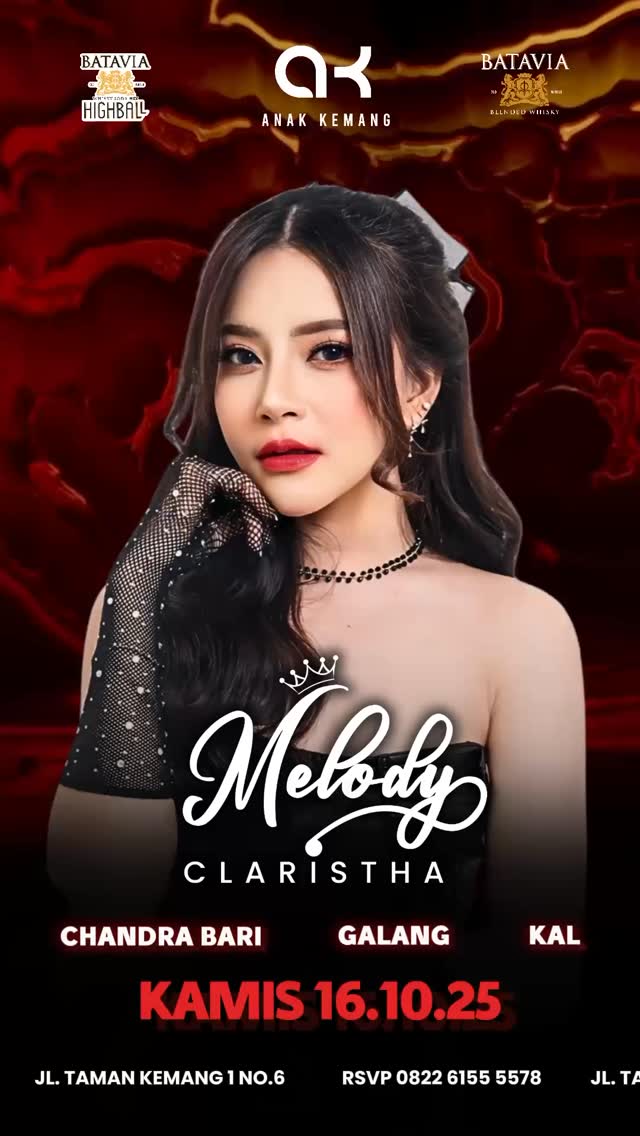 ANAK KEMANG CAFE JAKARTA - MELODY CLARISTHA