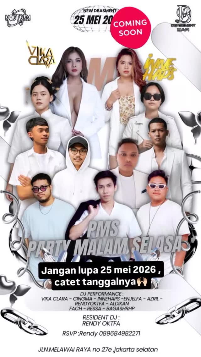 D'BASEMENT BAR AND LOUNGE JAKARTA - PARTY MALAM SELASA (VIKA CLARA, INNEHAPS)