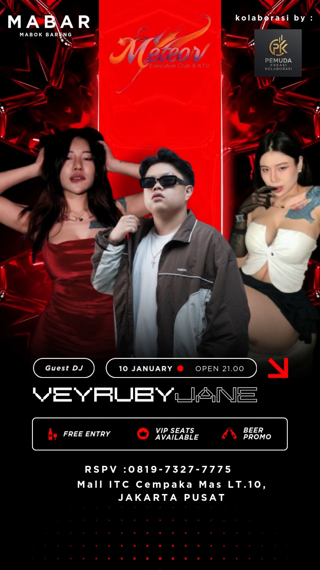 METEOR CLUB JAKARTA - VEY RUBY JANE