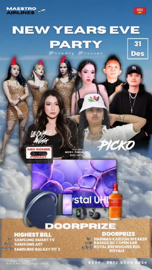 MAESTRO COCO MANGGA DUA JAKARTA - NEW YEAR'S EVE PARTY (LEONY ANGG)