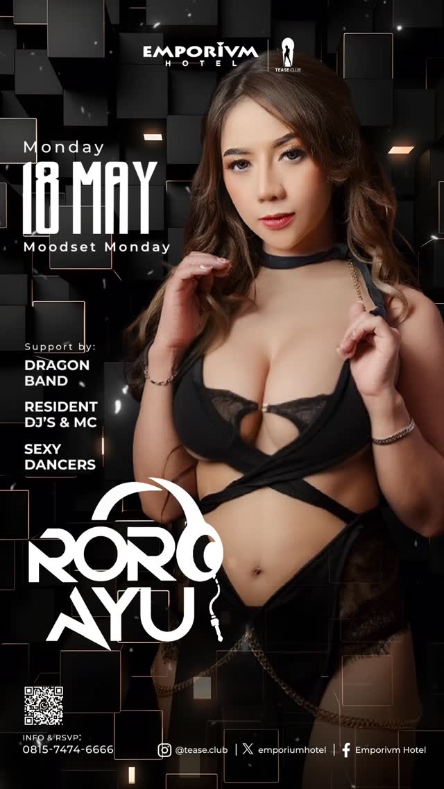 EMPORIUM TEASE CLUB JAKARTA - MOODSET MONDAY (RORO AYU)