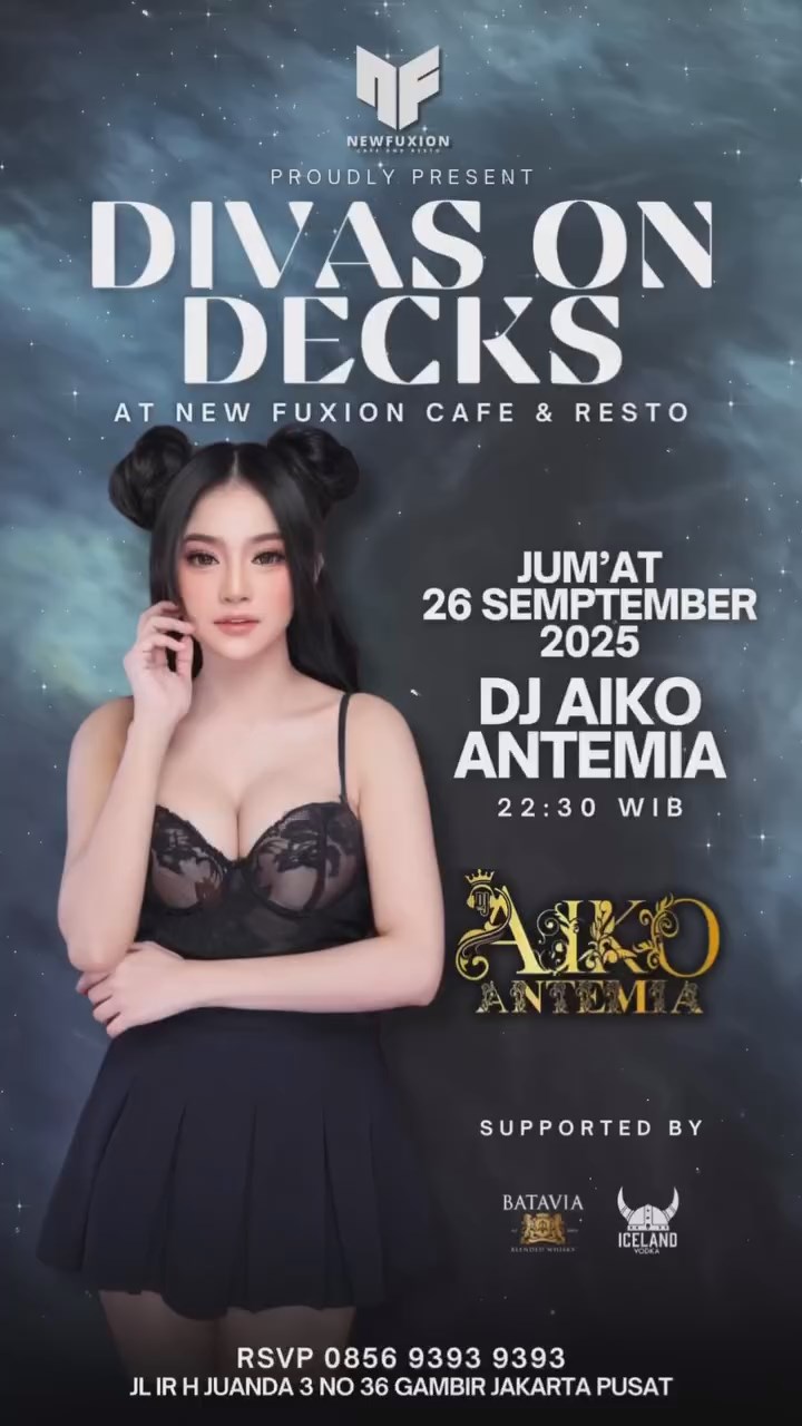 NEW FUXION JAKARTA - DIVAS ON DECKS (AIKO ANTEMIA)
