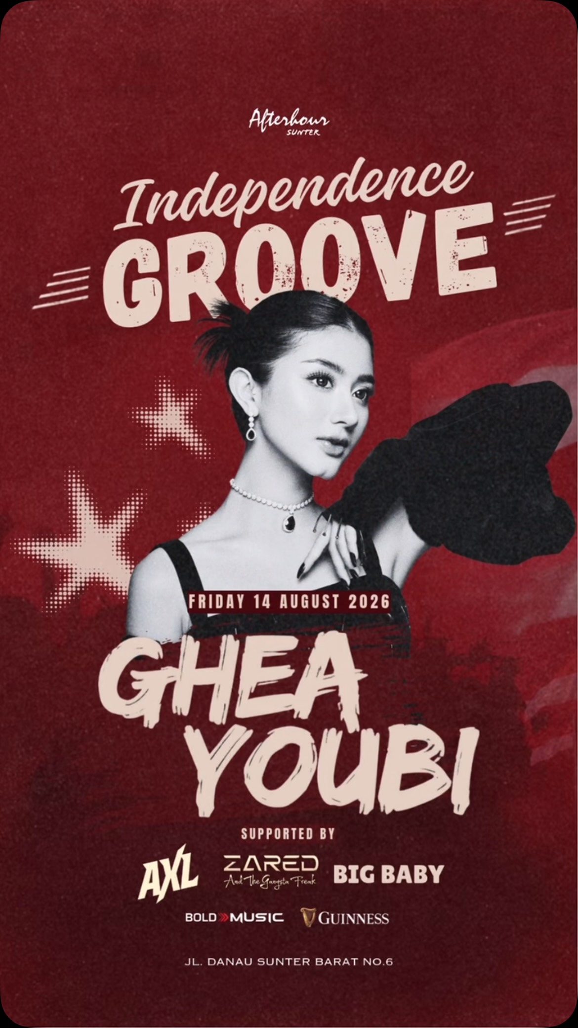 AFTERHOUR SUNTER JAKARTA - INDEPENDENCE GROOVE (GHEA YOUBI)