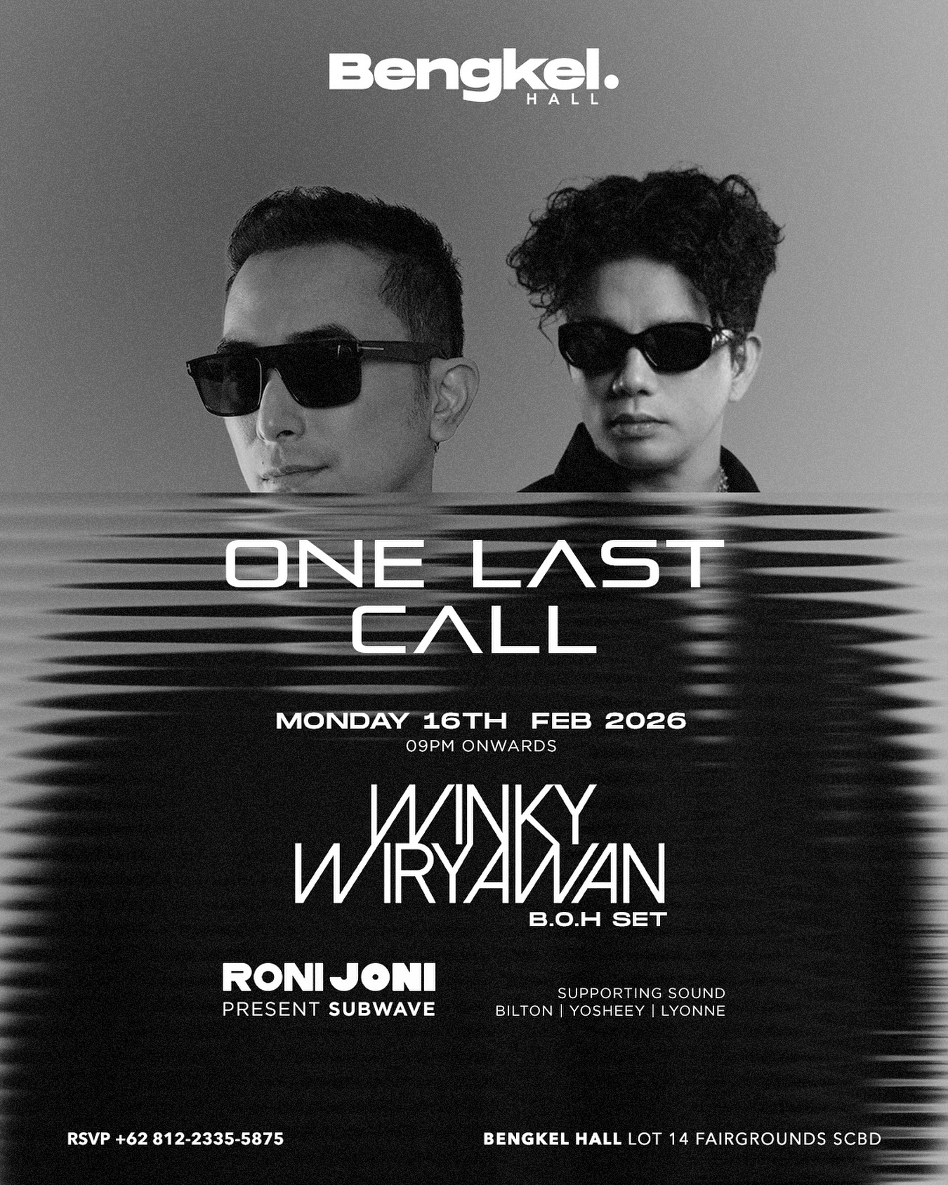 BENGKEL SCBD JAKARTA - ONE LAST CALL (WINKY WIRYAWAN & RONI JONI)
