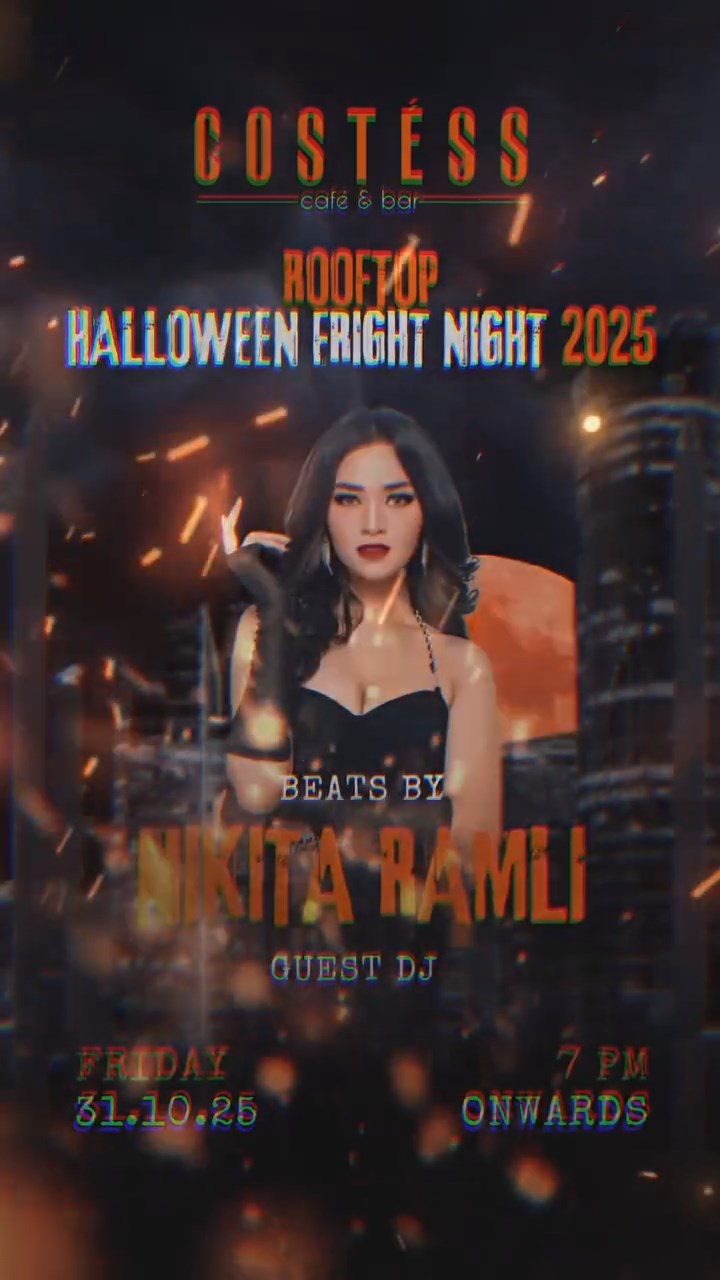 COSTESS CAFE & BAR JAKARTA - ROOFTOP HALLOWEEN FRIGHT NIGHT 2025 (NIKITA RAMLI)
