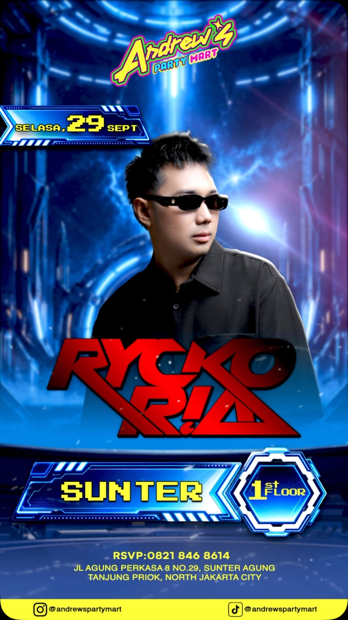 ANDREW'S PARTY MART SUNTER - RYCKO RIA