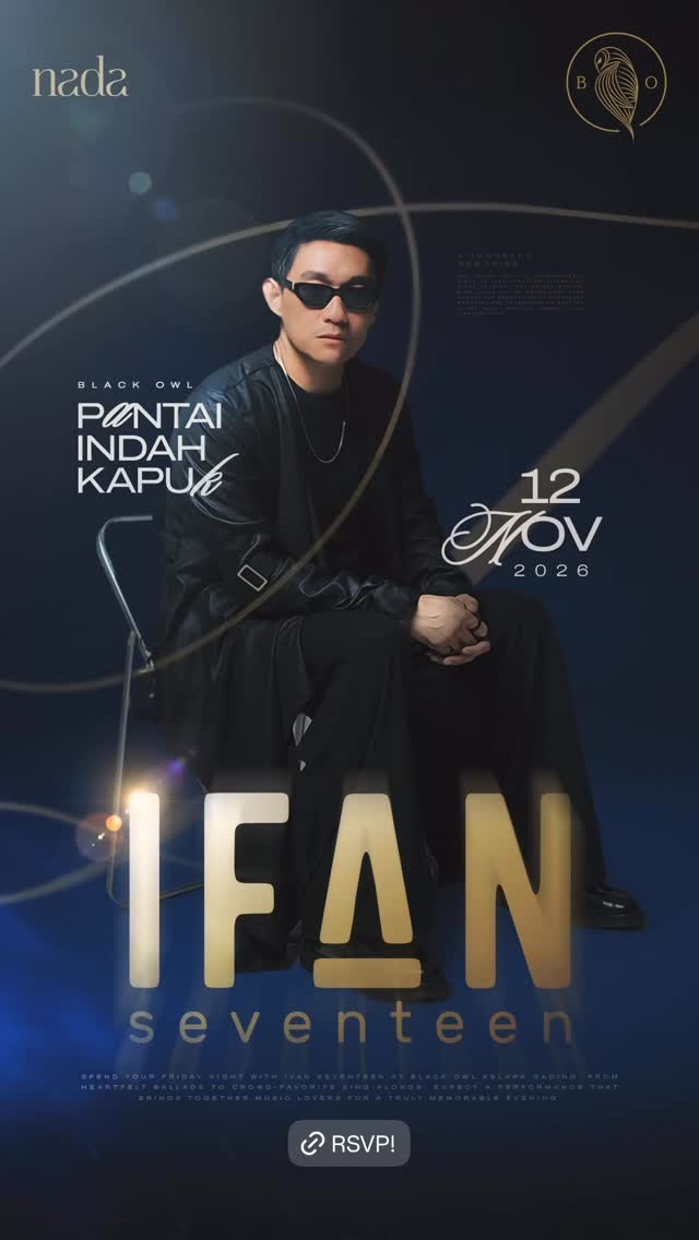 BLACK OWL PANTAI INDAH KAPUK - IFAN SEVENTEEN