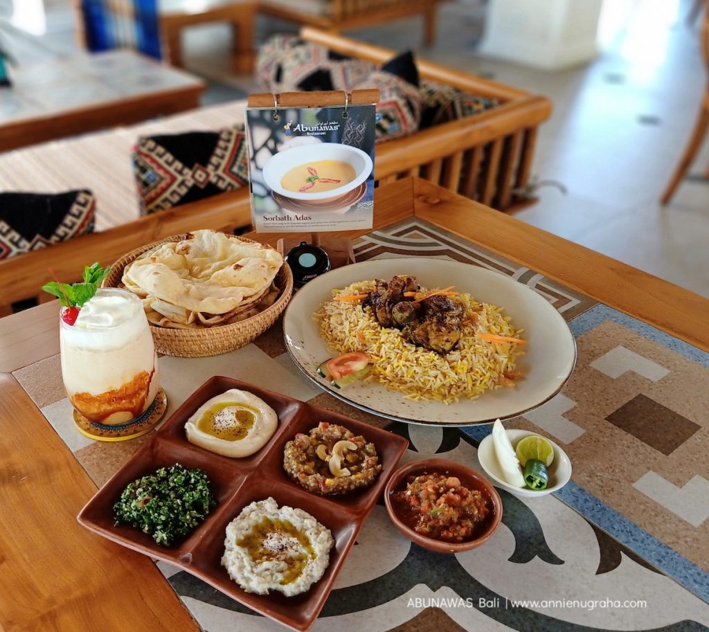 Menyantap Makanan Khas Timur Tengah di Abunawas Cafe Bali