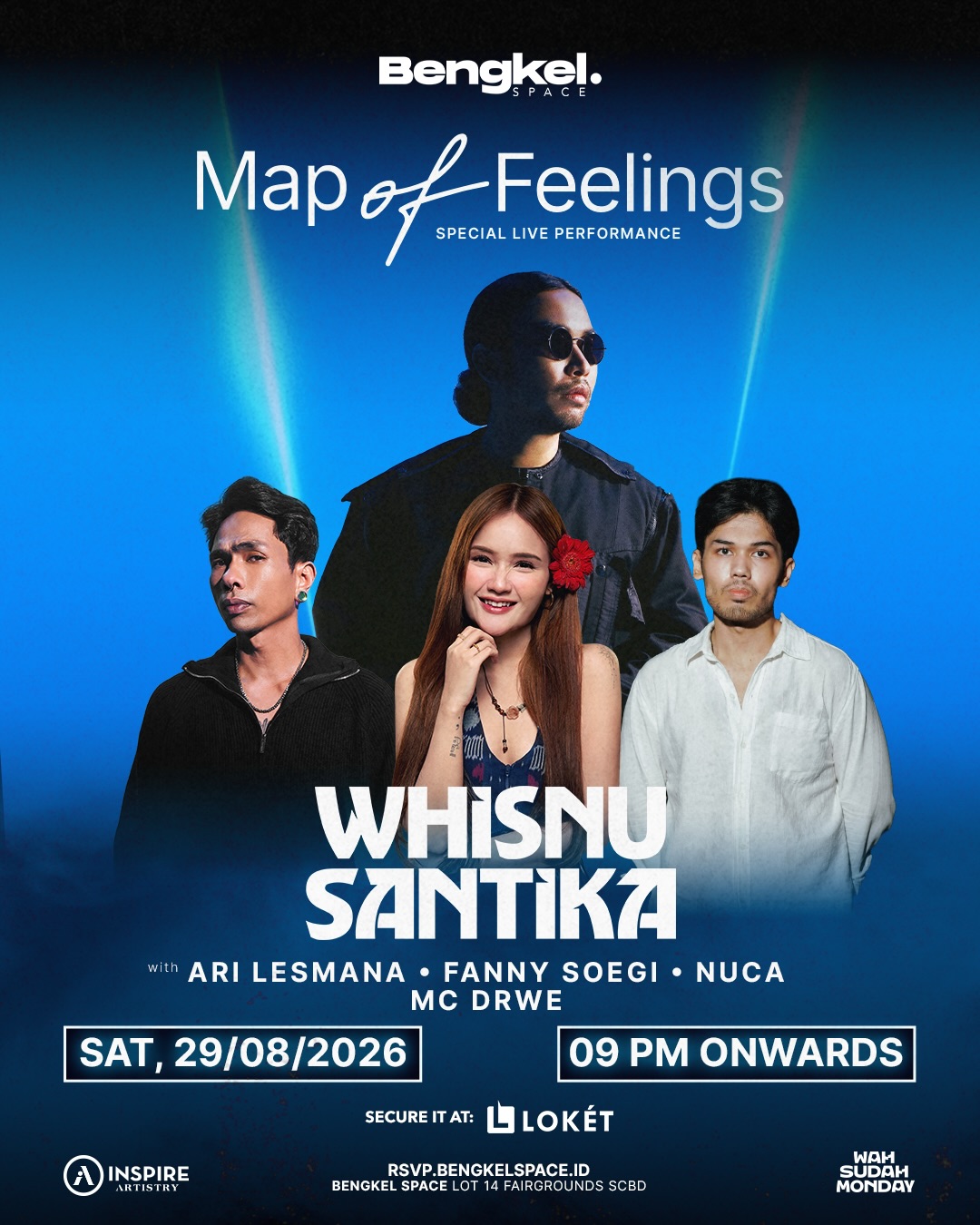 BENGKEL SCBD JAKARTA - MAP OF FEELINGS (WHISNU SANTIKA, INDRA LESMANA, FANNY SOEGI)