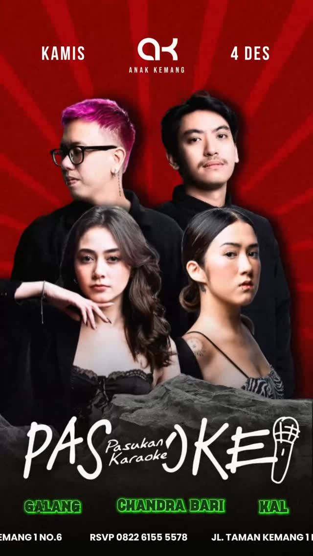 ANAK KEMANG CAFE JAKARTA - PAS OKE