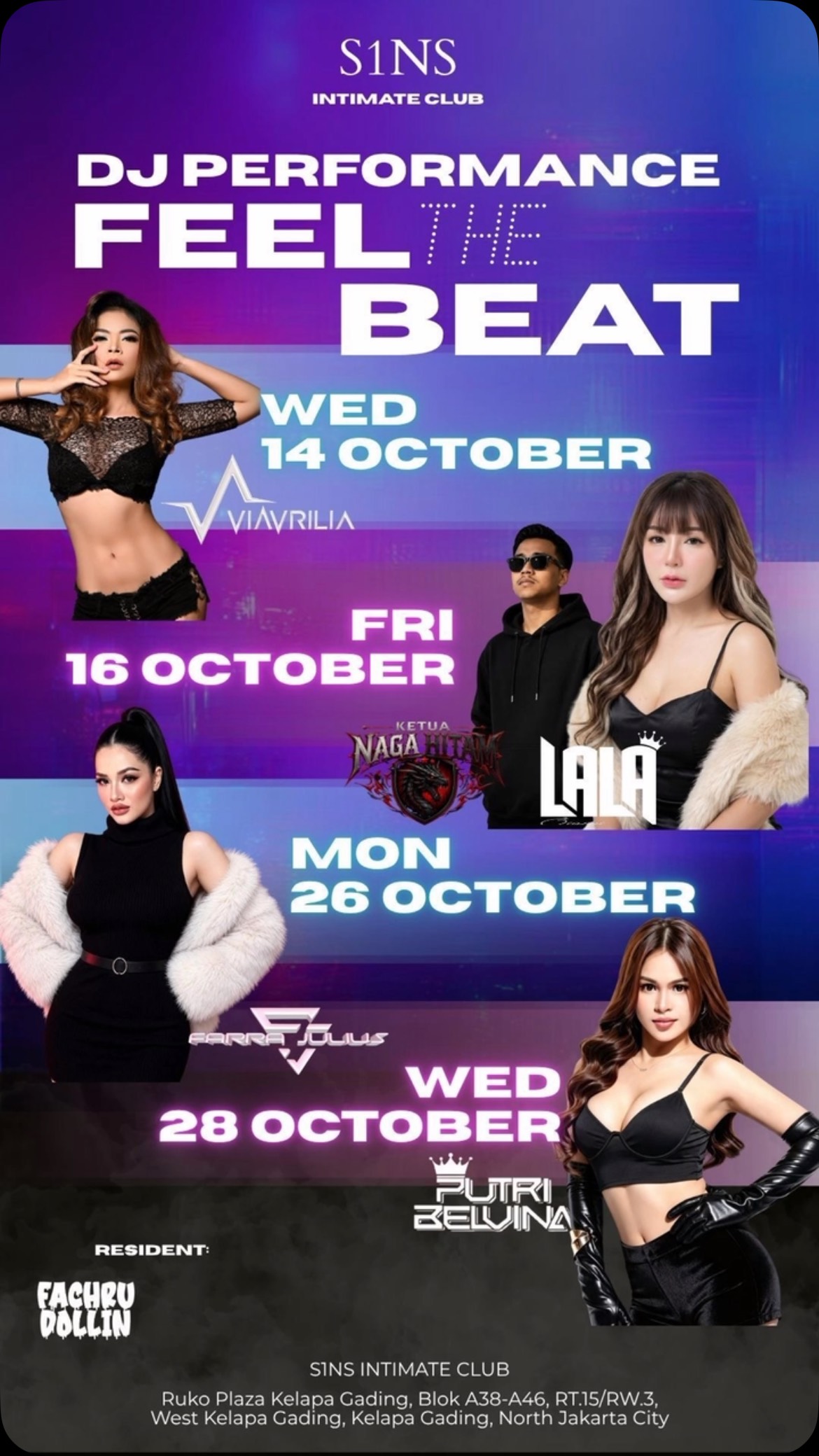 S1NS KELAPA GADING - FEEL THE BEAT (FARRA JULIUS)