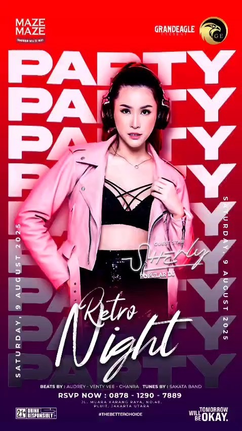 GRAND EAGLE CLUB PENJARINGAN JAKARTA - RETRO NIGHT (SHERLY)