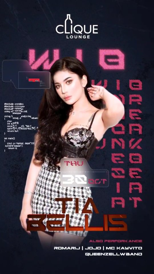 CLIQUE SPOT GADING SERPONG - WAKTU INDONESIA BREAKBEAT (TIA BELLIS)