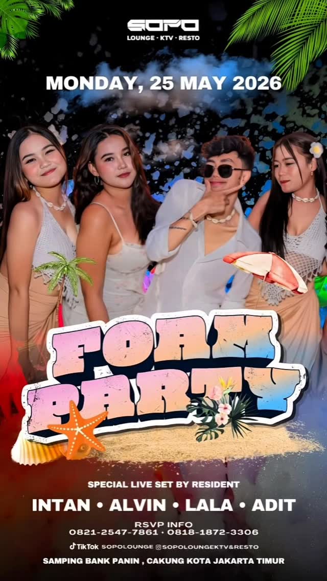 SOPO LOUNGE JAKARTA - FOAM PARTY