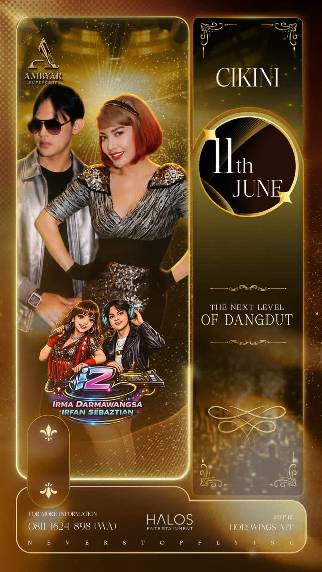 AMBYAR SUPERCLUB CIKINI - IRMA DARMAWANGSA & IRFAN SEBAZTIAN