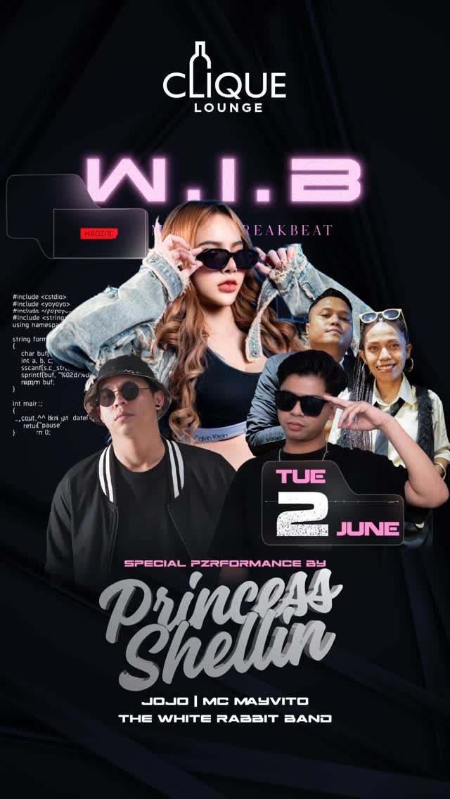 CLIQUE SPOT GADING SERPONG - WOMAN IN BREAKBEAT (PRINCESS SHELLIN)