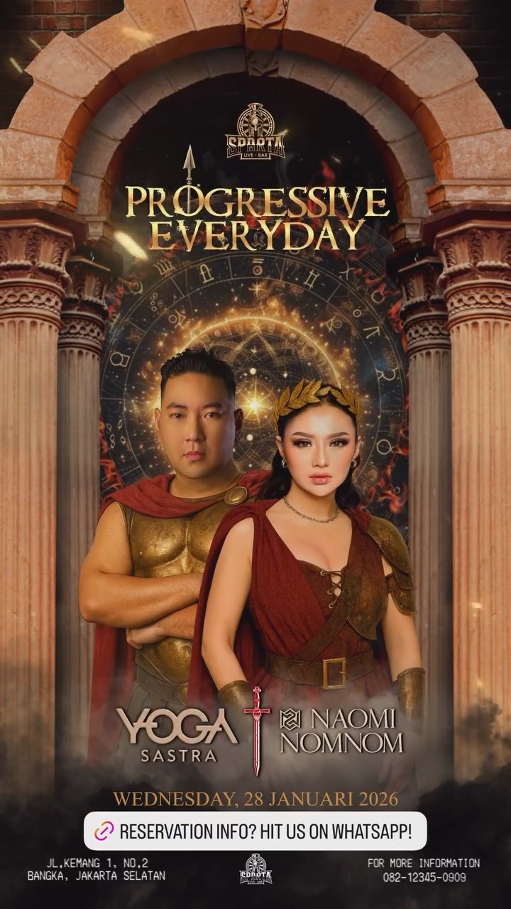 SPARTA LIVE BAR JAKARTA - YOGA SASTRA & NAOMI NOMNOM