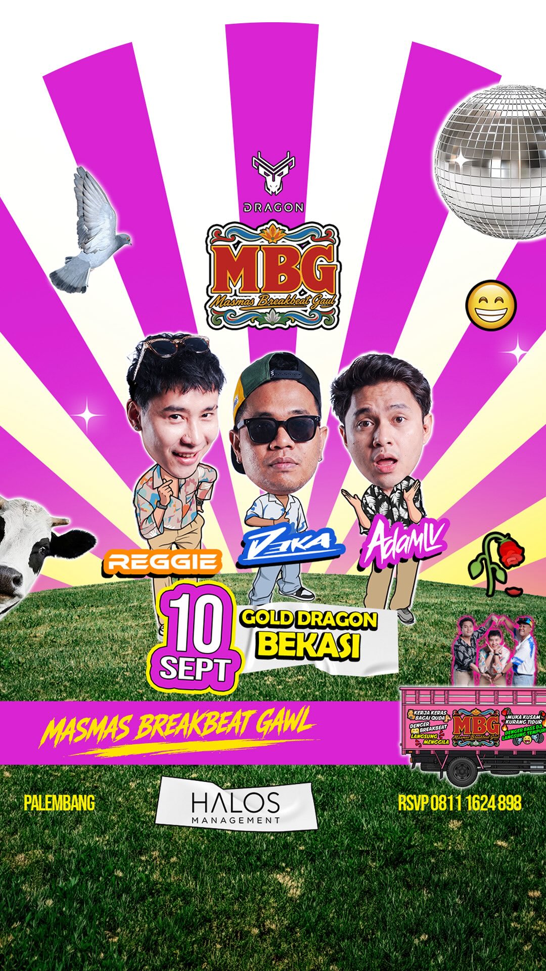 GOLD DRAGON BEKASI - MBG/MASMAS BREAKBEAT GAUL (REGGIE, DEKA, ADAM LV) 
