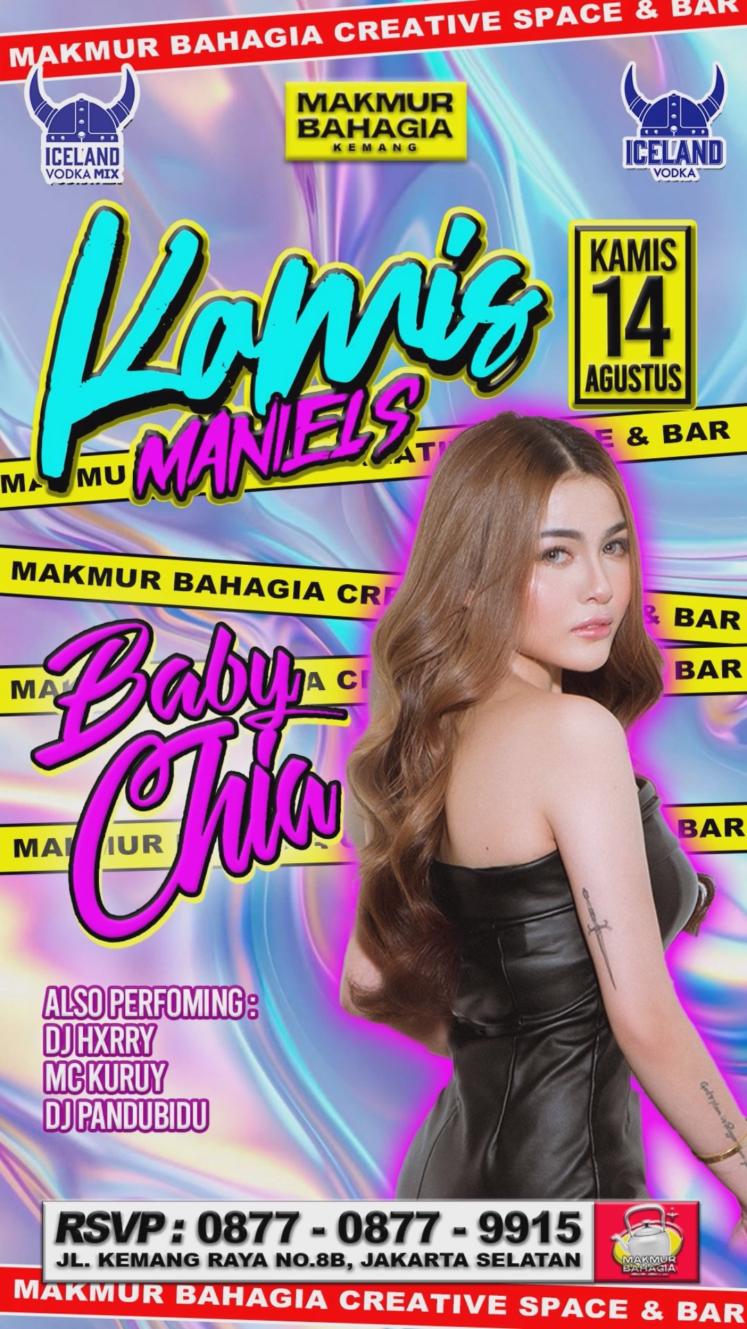 MAKMUR BAHAGIA KEMANG - KAMIS MANIELS (BABY CHIA)