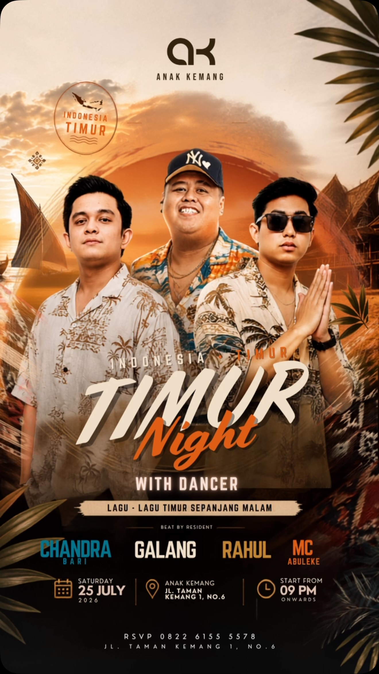 ANAK KEMANG CAFE JAKARTA - TIMUR NIGHT