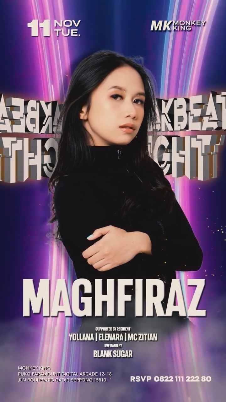 MONKEY KING BAR & LOUNGE GADING SERPONG - BREAKBEAT NIGHT (MAGHFIRAZ)