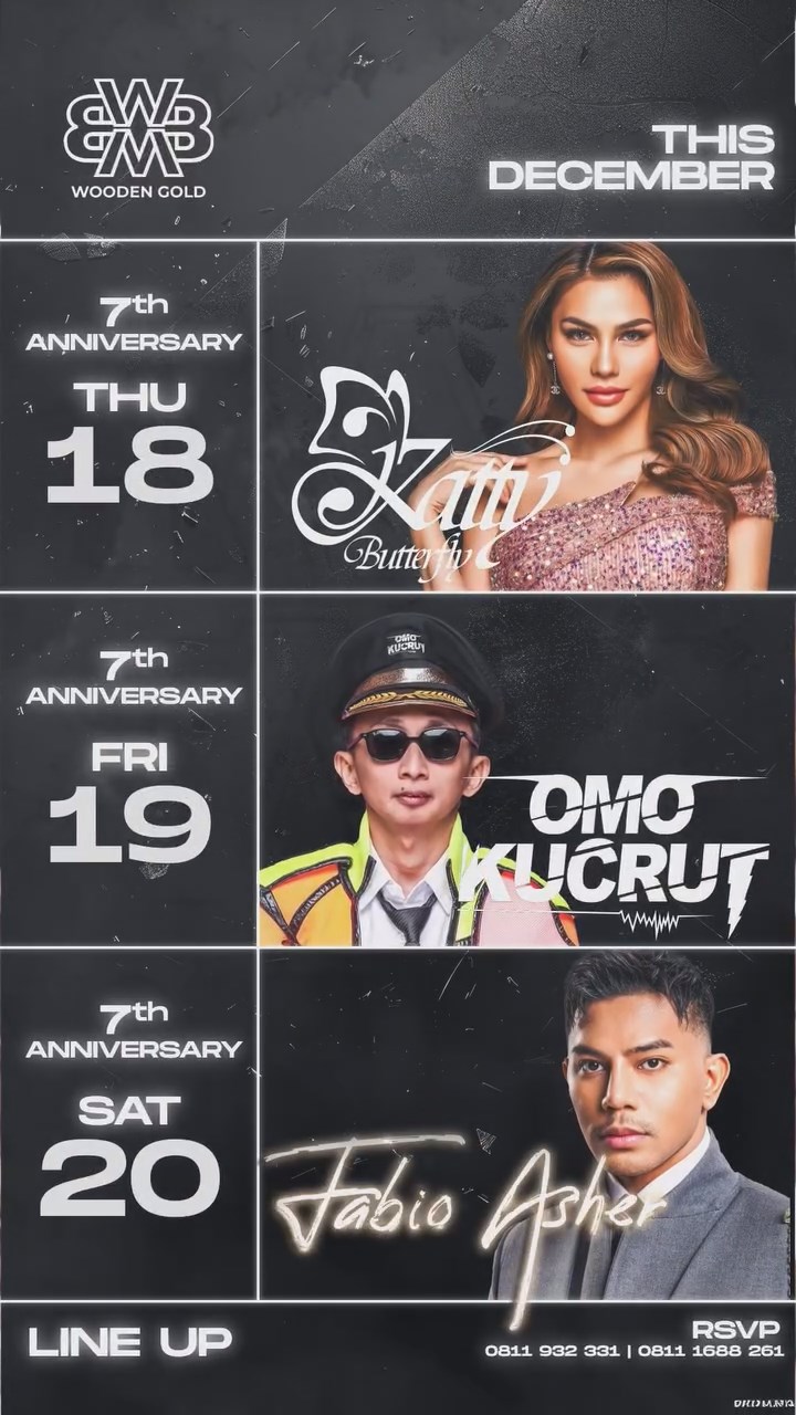 WOODEN BAR RESTO GADING SERPONG - 7TH ANNIVERSARY (FABIO ASHER)