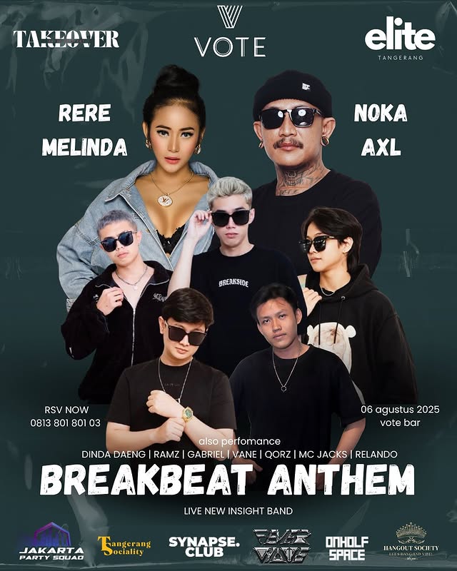 VOTE BAR GADING SERPONG - BREAKBEAT ANTHEM (RERE MELINDA & NOKA AXL)