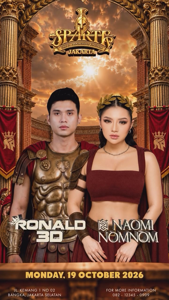 SPARTA LIVE BAR JAKARTA - RONALD 3D & NAOMI NOMNOM