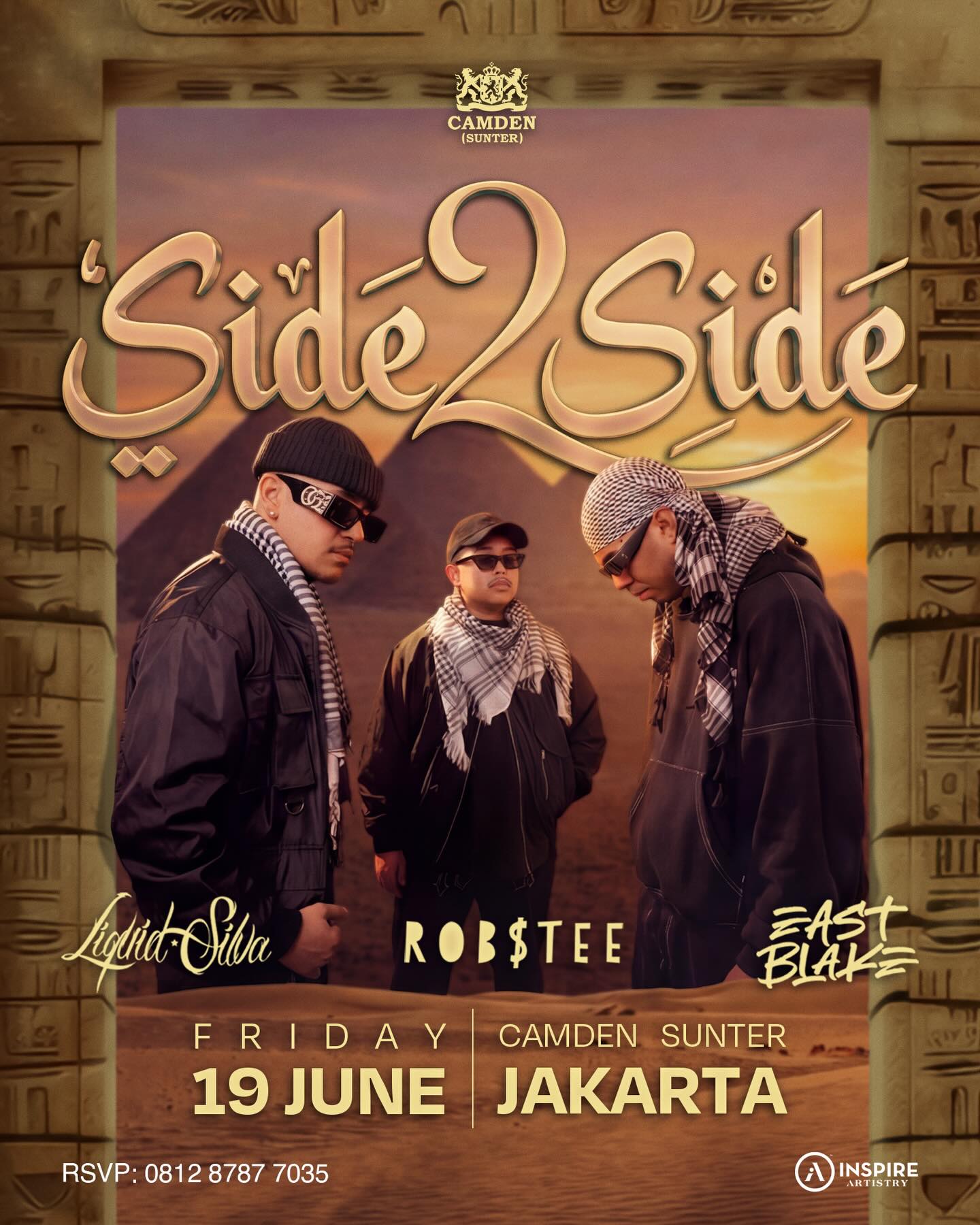 CAMDEN SUNTER JAKARTA - SIDE2SIDE (ROBSTEE, LIQUID SILVA, EAST BLAKE)
