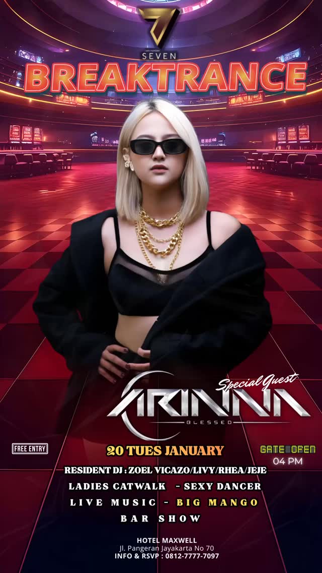 SEVEN CLUB JAKARTA - BREAKTRANCE (ARINNA)
