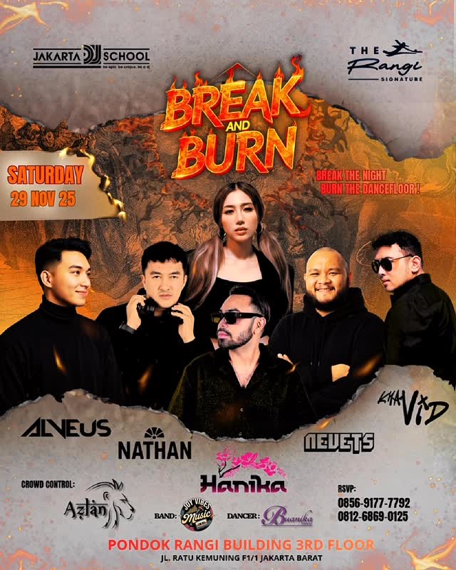 THE RANGI SIGNATURE JAKARTA - BREAK AND BURN