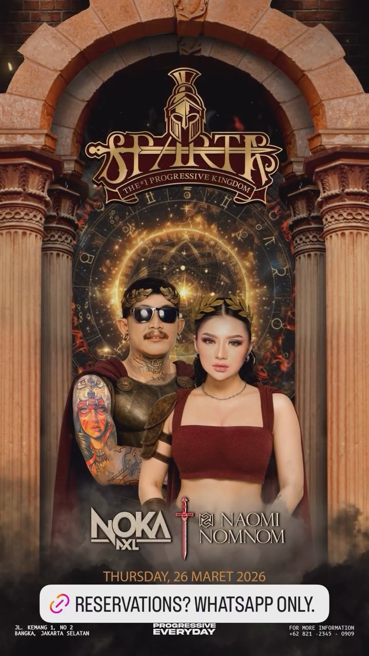SPARTA LIVE BAR JAKARTA - NOKA AXL & NAOMI NOMNOM