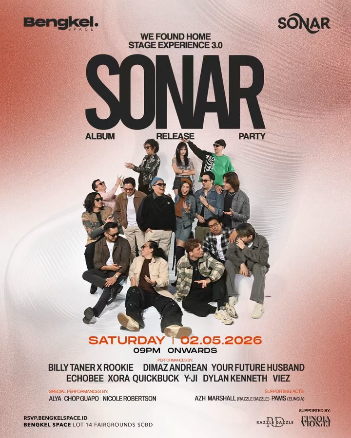 BENGKEL SCBD JAKARTA - SONAR ALBUM RELEASE PARTY