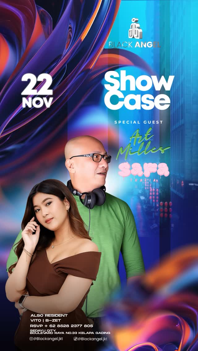 BLACK ANGEL JAKARTA - SHOWCASE (ART MILLES X SAFA THALIA)