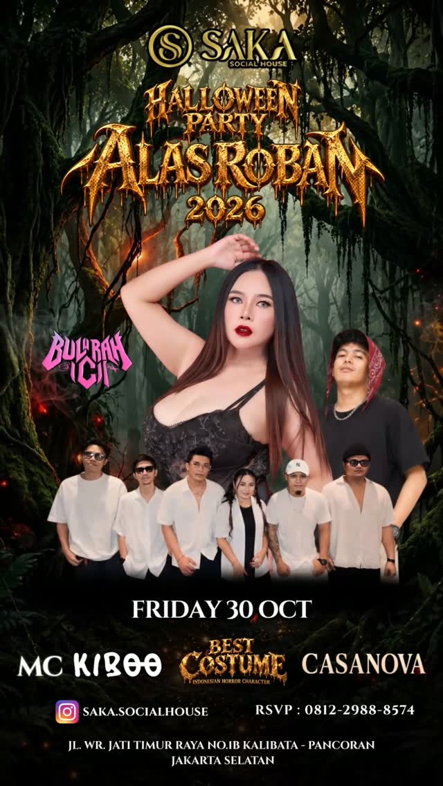 SAKA SOCIAL HOUSE JAKARTA - HALLOWEEN PARTY (BULURAH ICII)