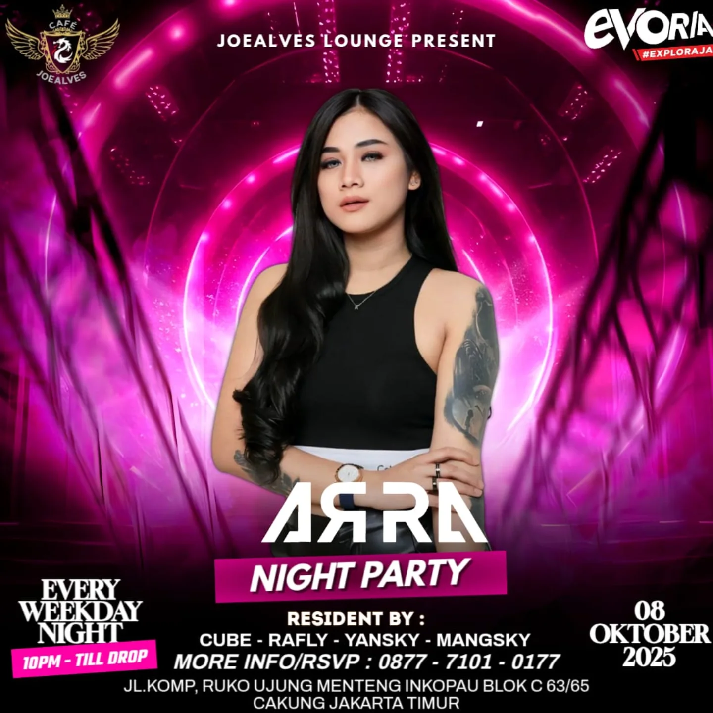 JOEALVES LOUNGE JAKARTA - NIGHT PARTY (ARRA)