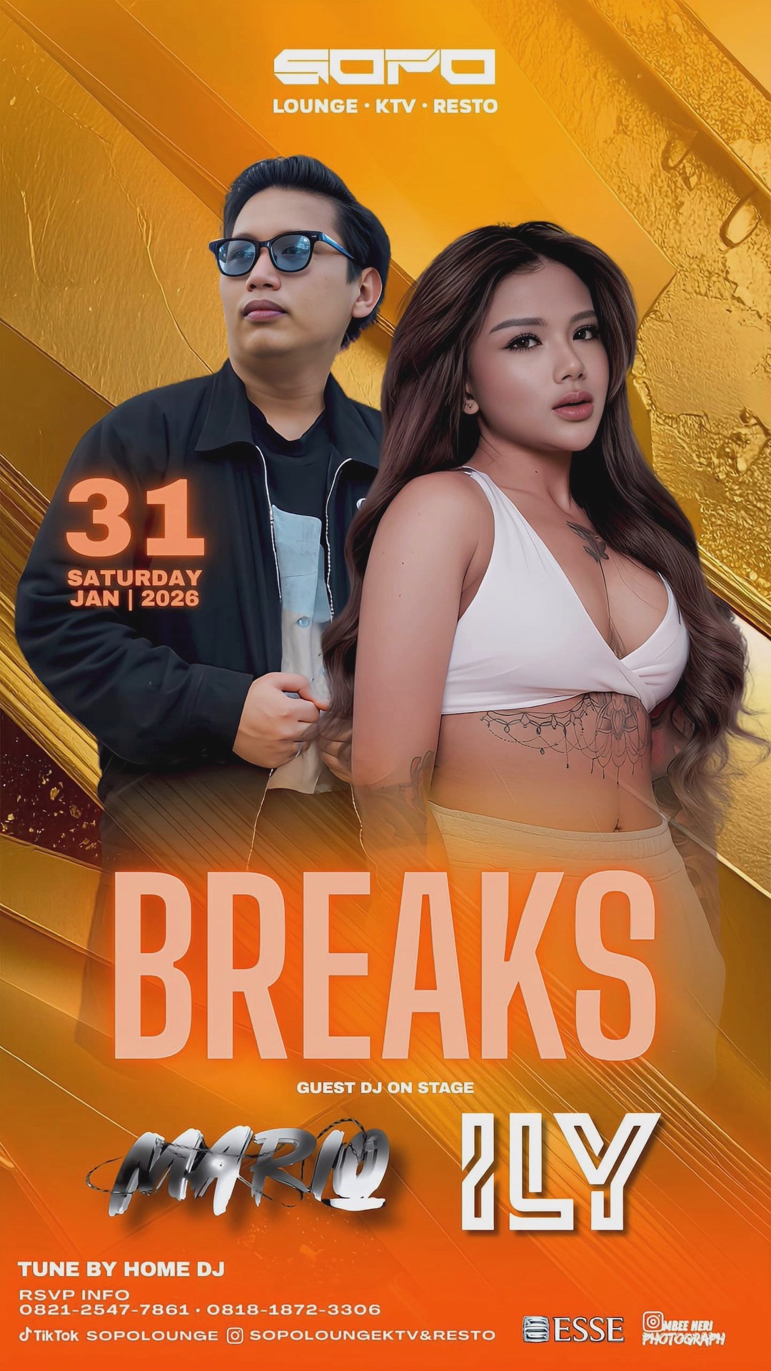 SOPO LOUNGE JAKARTA - BREAKS (MARIO & ILY)